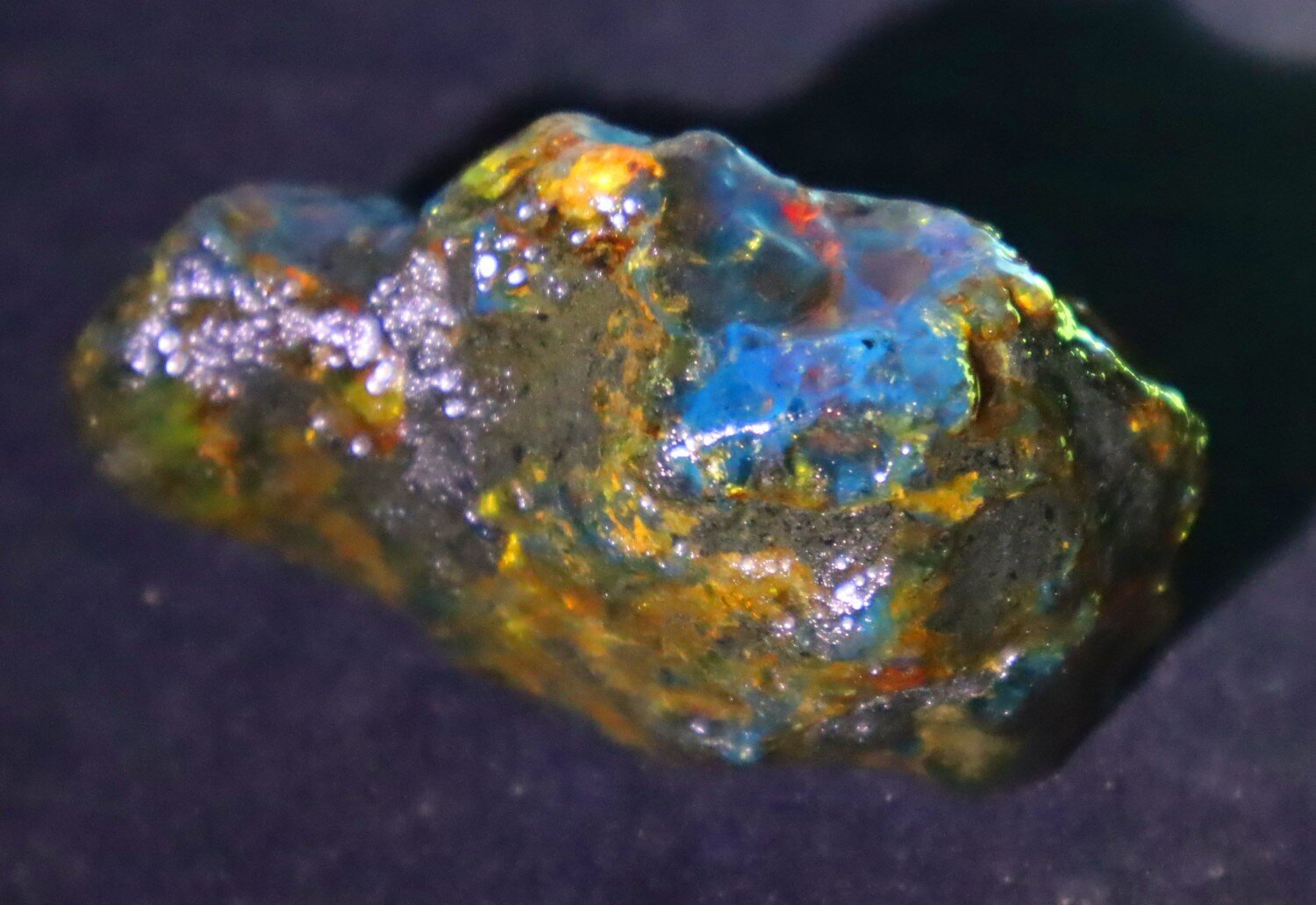 Beautiful Natural Dominican Clear Green Blue Amber Rough Specimen 63mm 31.2g – photo 5