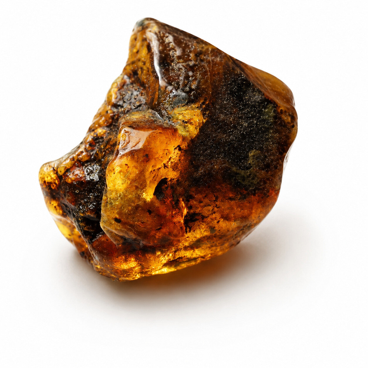 Quality Dominican Blue Amber Rough Specimen Chunk 70mm 90.3g – photo 5