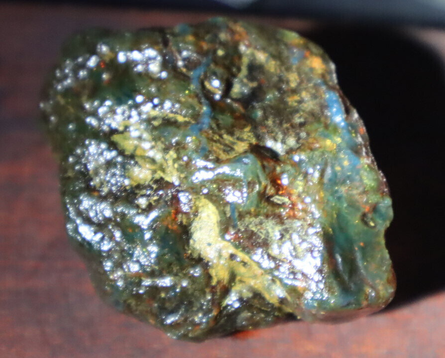 Exquisite Natural Dominican Clear Sky Blue Amber Rough Specimen 56mm 27.4g – photo 11