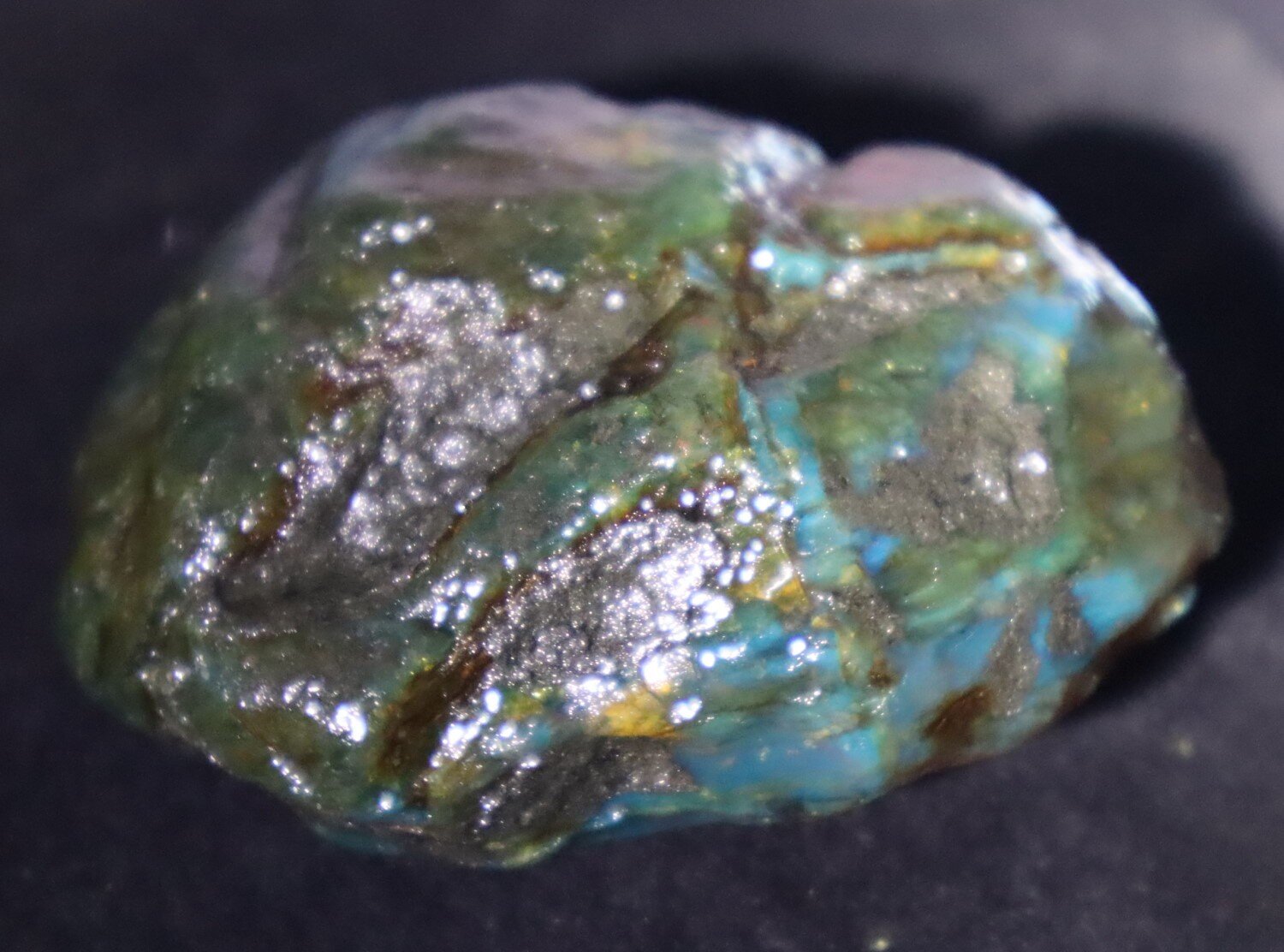 Beautiful Natural Dominican Clear Green Blue Amber Rough Specimen 59mm 40.6g – photo 10