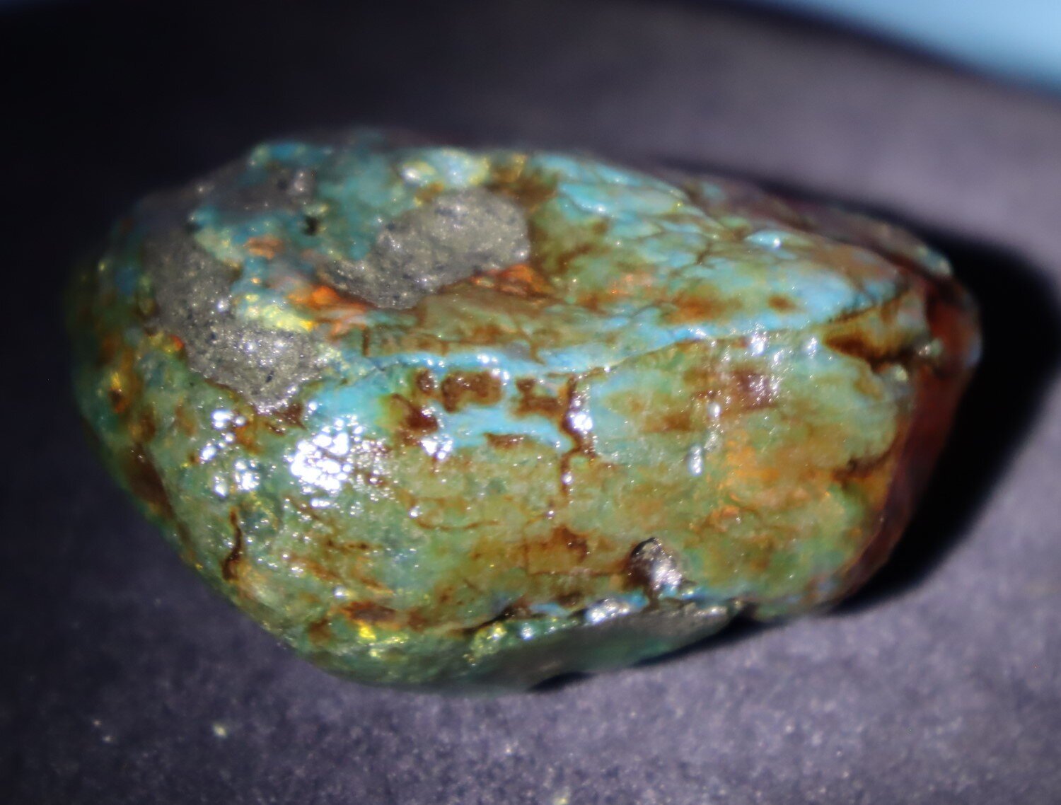 Beautiful Natural Dominican Clear Green Blue Amber Rough Specimen 59mm 40.6g – photo 12