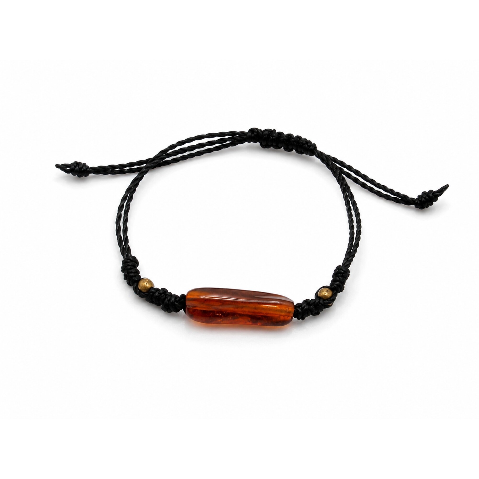 Statement Piece Clear Orange Red Dominican Amber Bracelet 25mm – photo 2