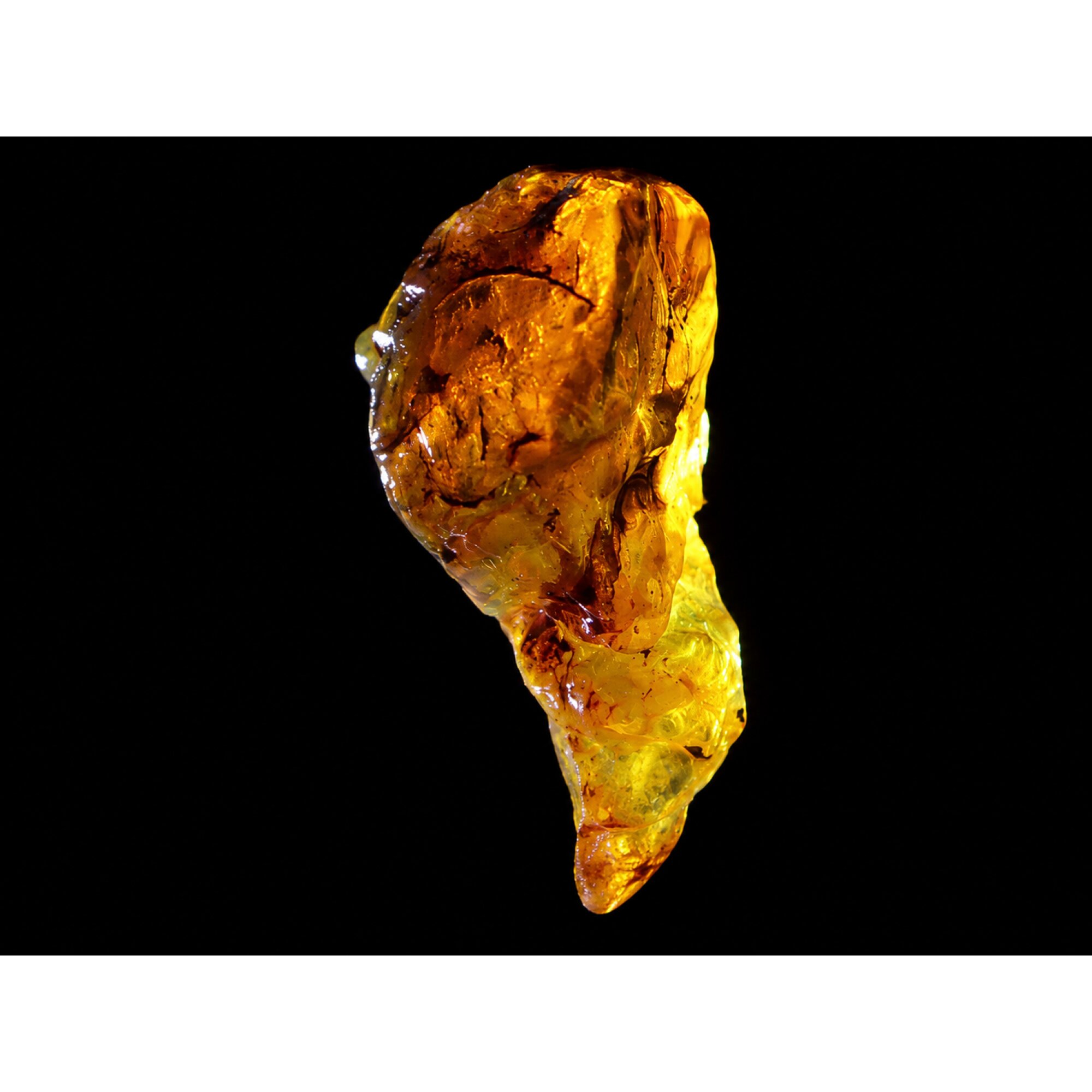 Raw Beauty Clear Sky Blue Dominican Amber Natural 45mm 15.5g – photo 3
