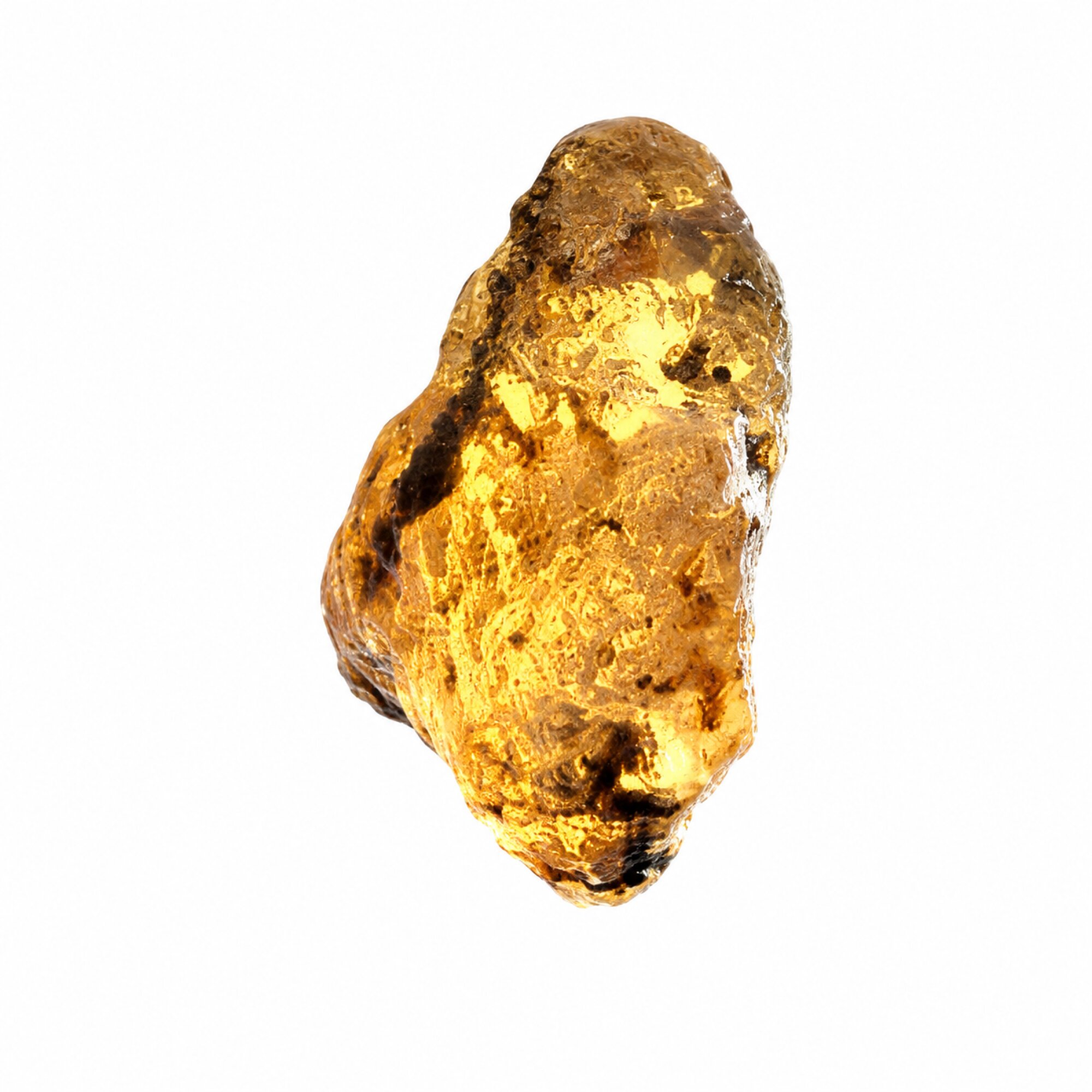 Certified Clear Sky Blue Dominican Amber Stones 44mm 16.9g – photo 4