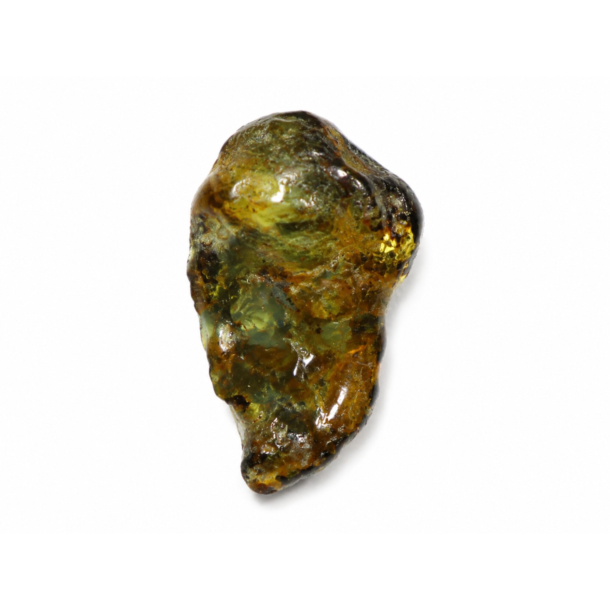 Clear deep blue Natural Dominican Amber rough Specimen 34 mm – photo 4