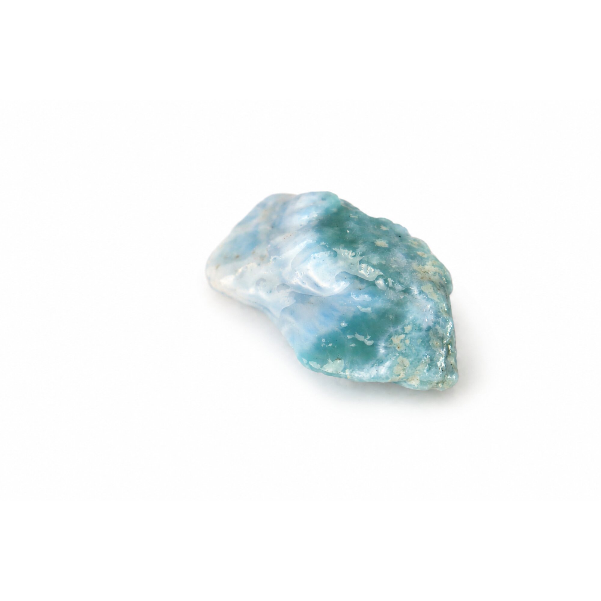 ocean blue Natural Dominican Larimar chunk Rough Specimen 40 mm – photo 5