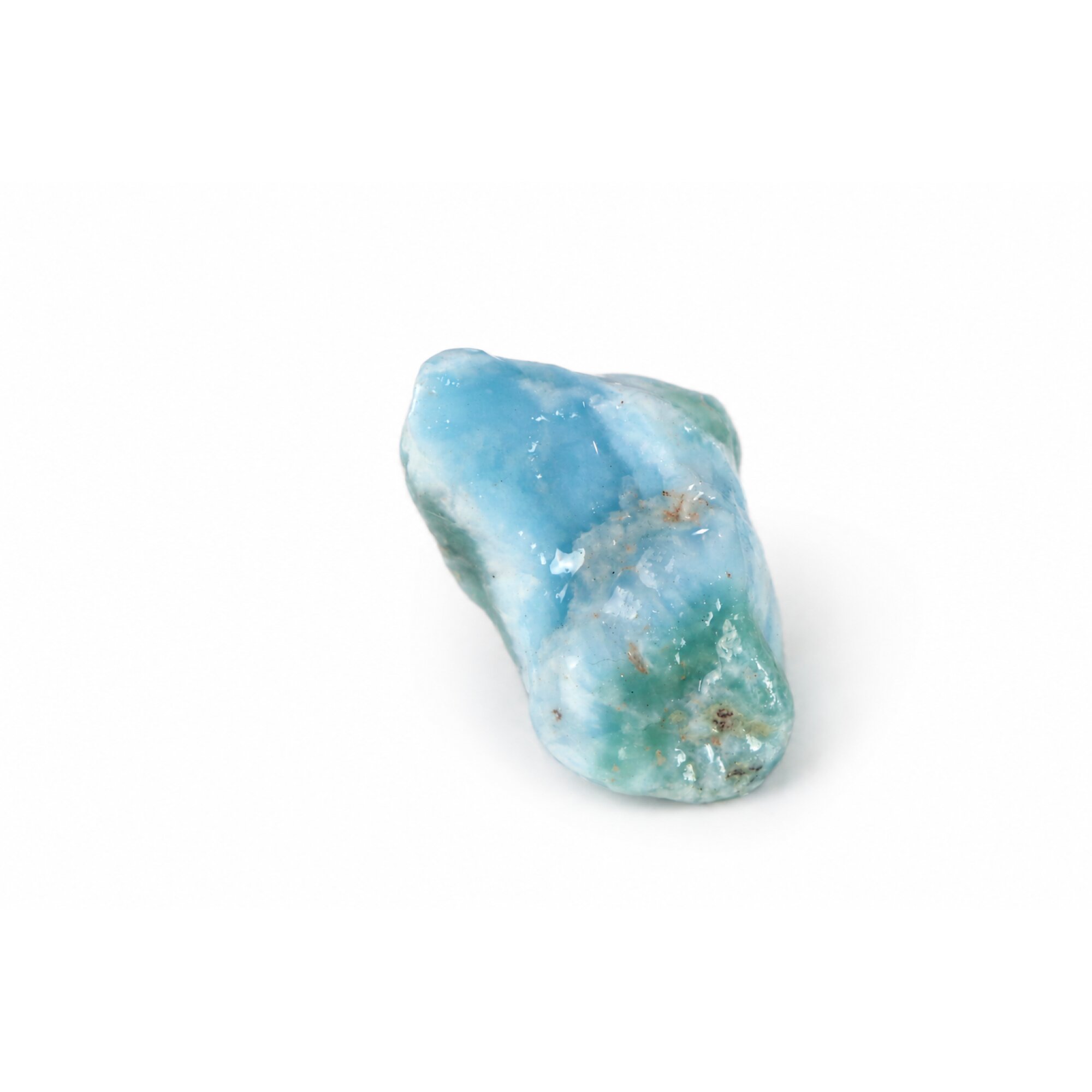 ocean blue Natural Dominican Larimar chunk Rough Specimen 40 mm – photo 2