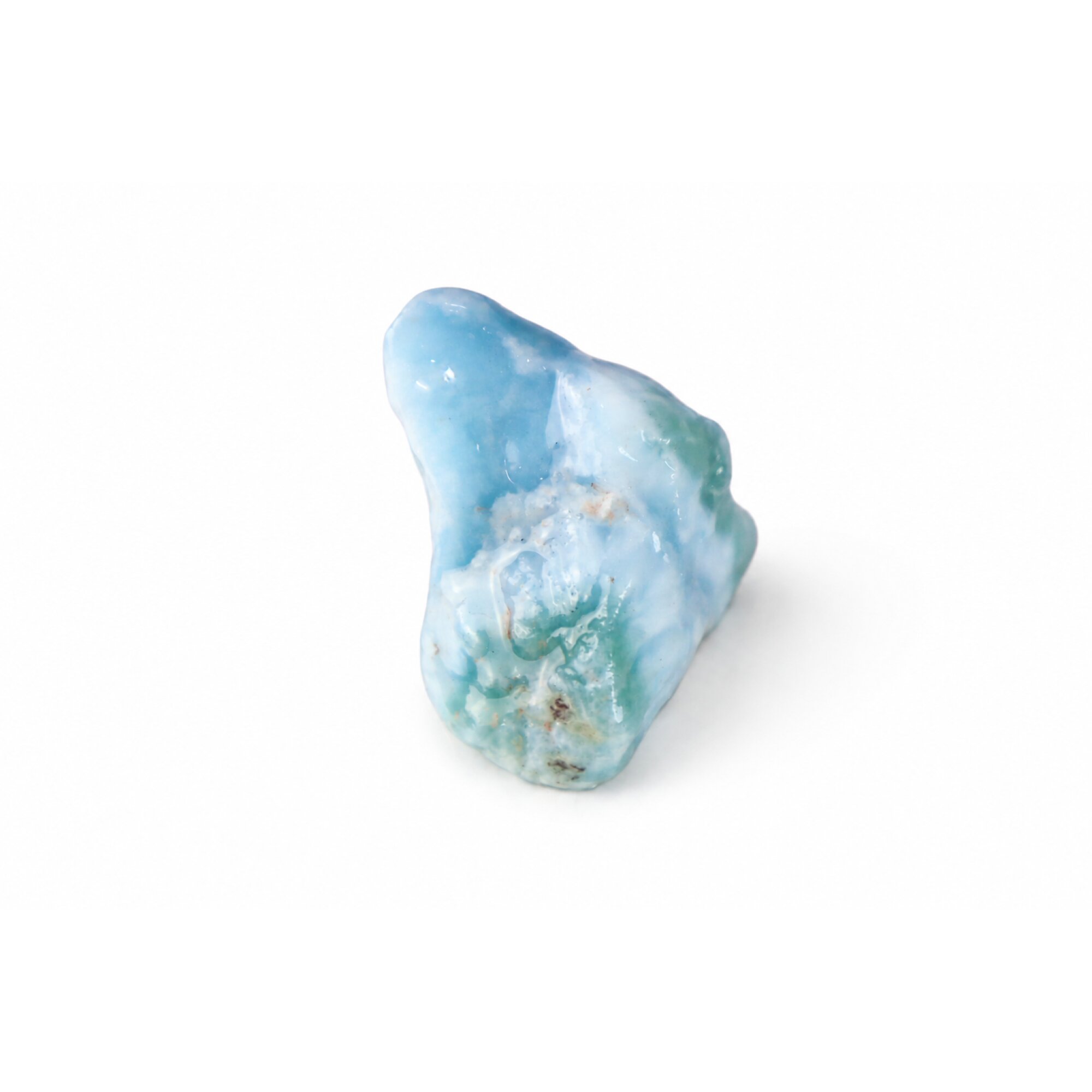 ocean blue Natural Dominican Larimar chunk Rough Specimen 40 mm – photo 3