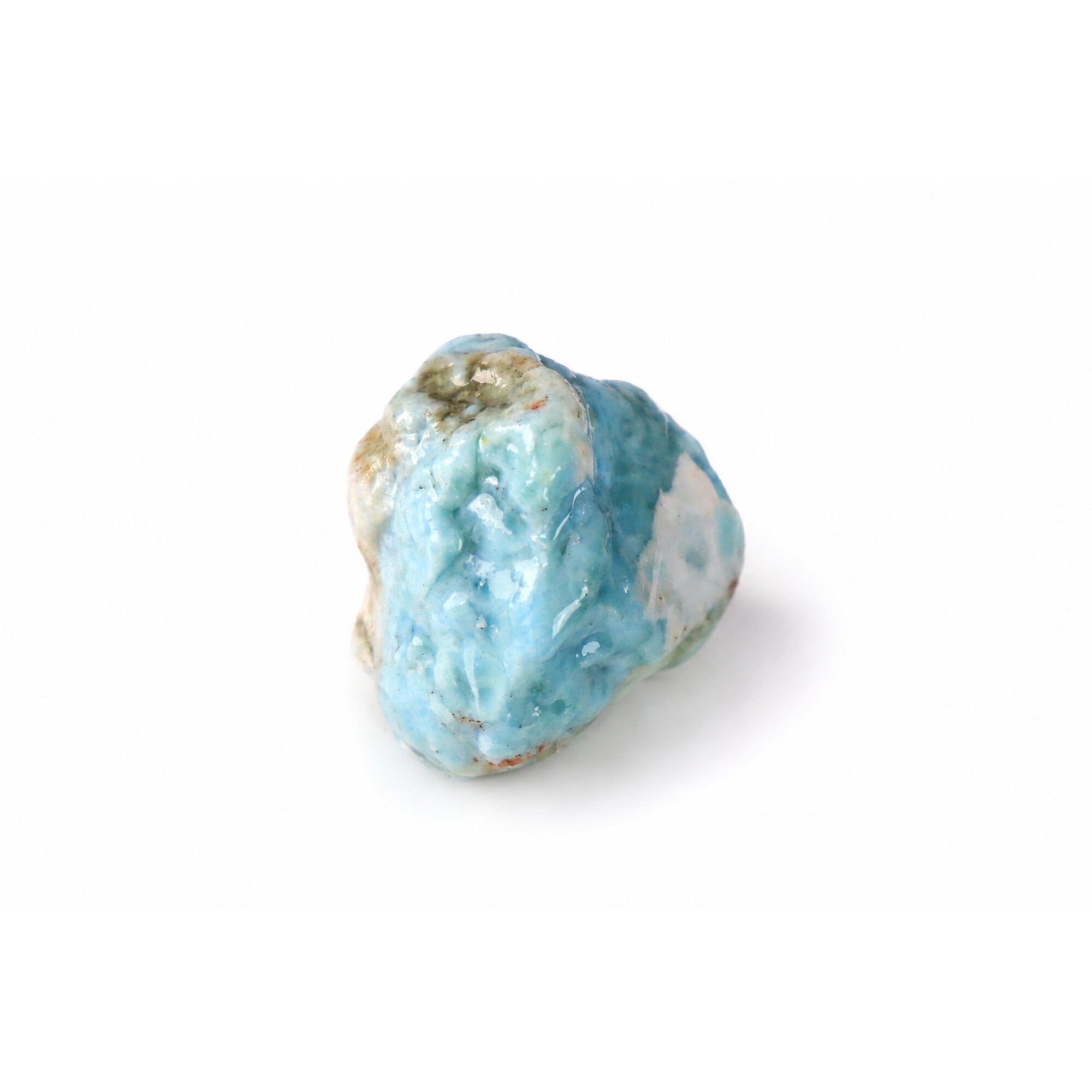 sky blue Natural Dominican Larimar chunk Rough Specimen 37 mm – photo 6