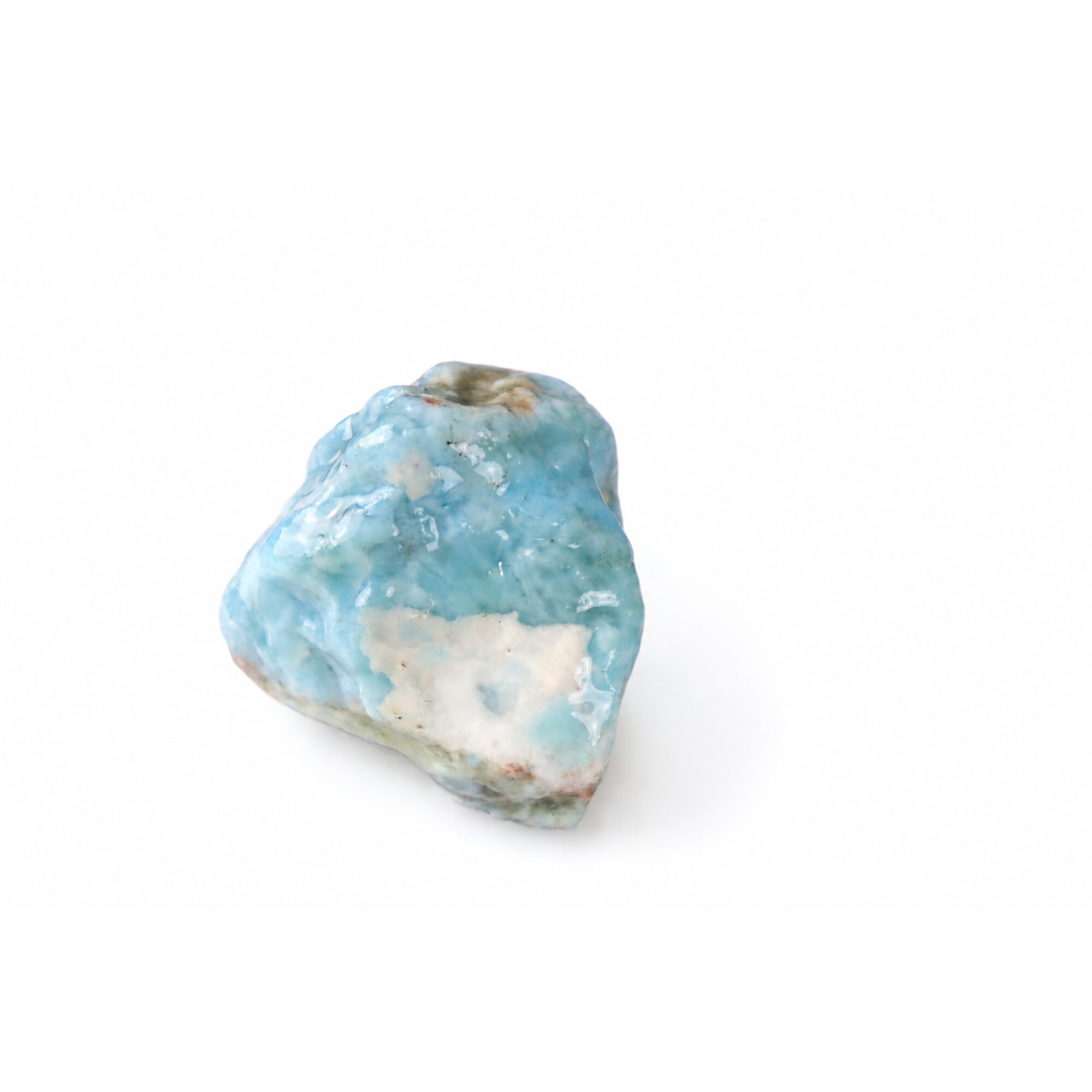 sky blue Natural Dominican Larimar chunk Rough Specimen 37 mm – photo 8