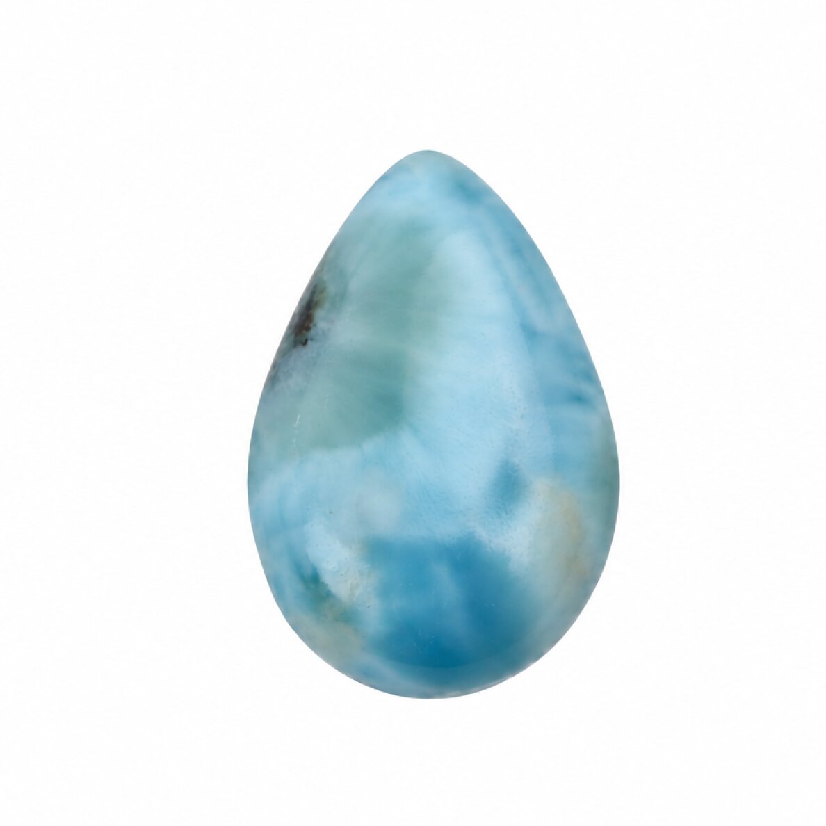 Handmade light blue larimar Polished 29mm
