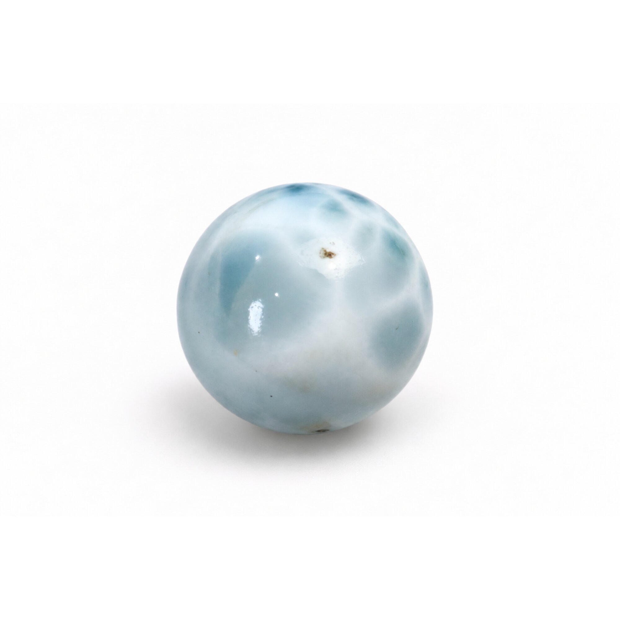 Authentic sky blue Dominican Larimar bead 19.3mm – photo 3