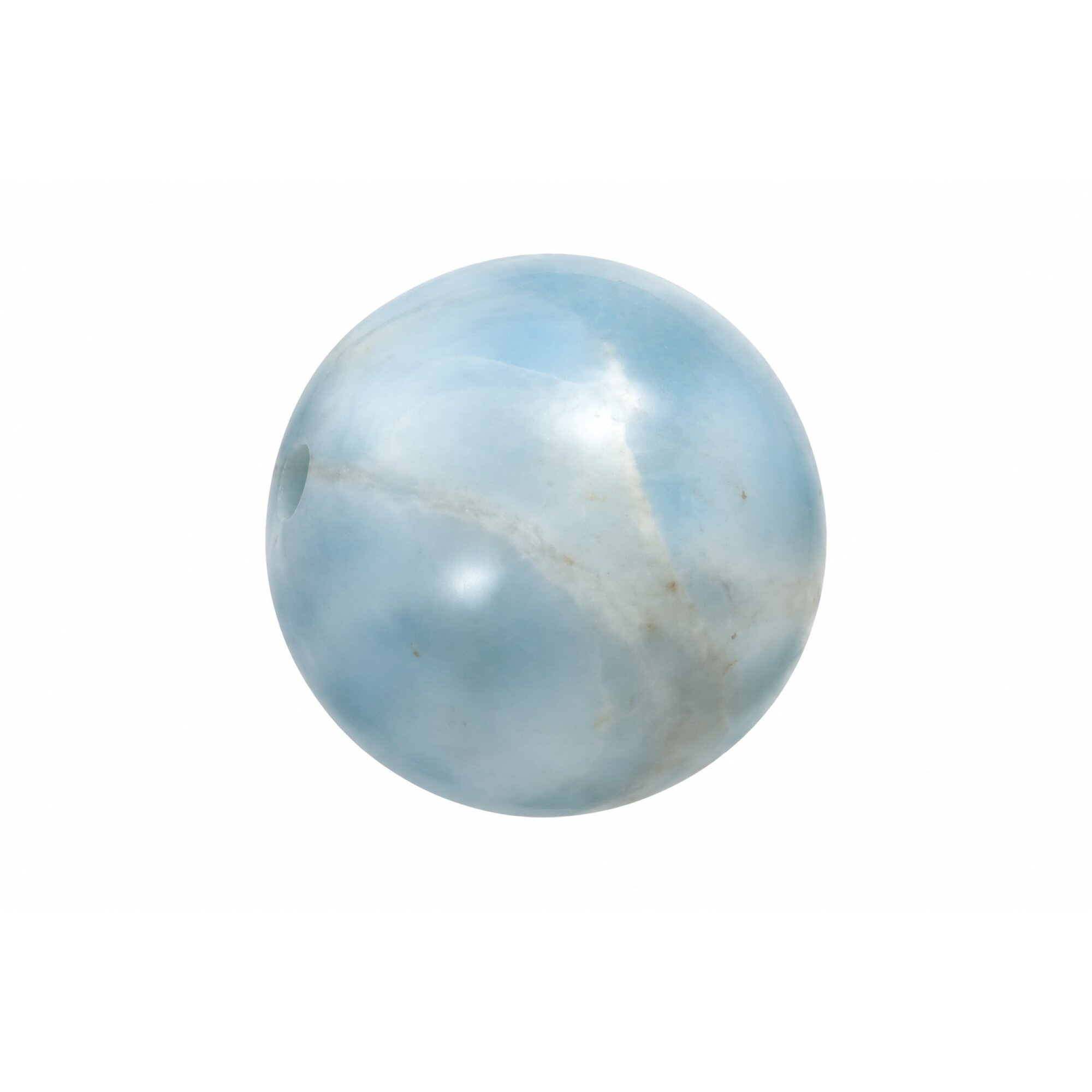 Genuine sky blue Dominican Larimar bead 16.5mm – photo 2