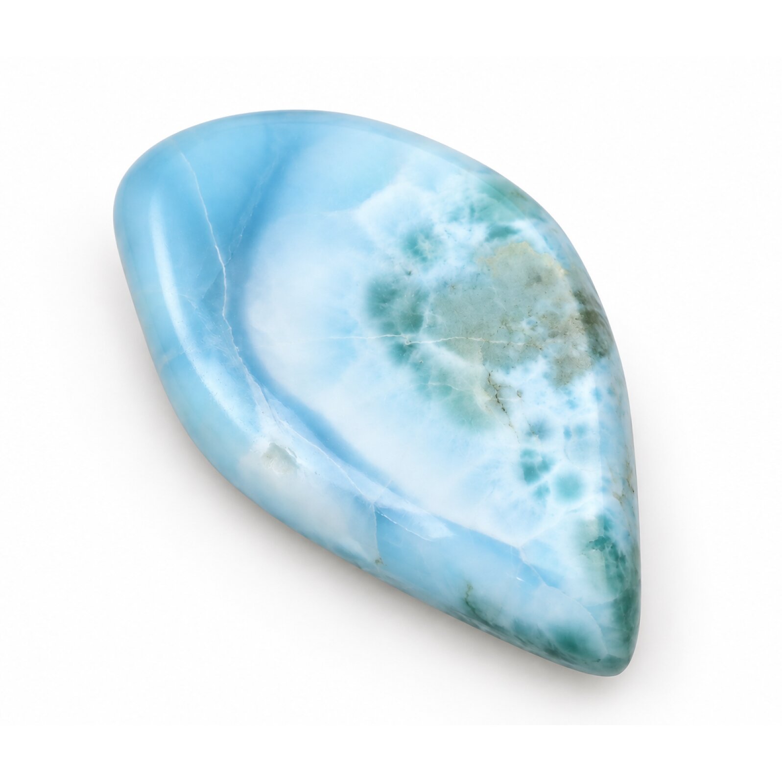 Authentic sea blue Dominican Larimar cabochon 48mm
