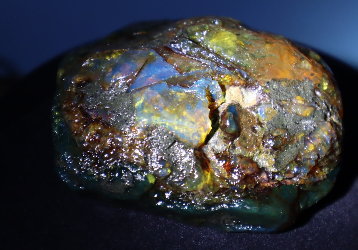 Natural Dominican Translucent Green Blue Amber Rough Specimen 82mm 114g – photo 5