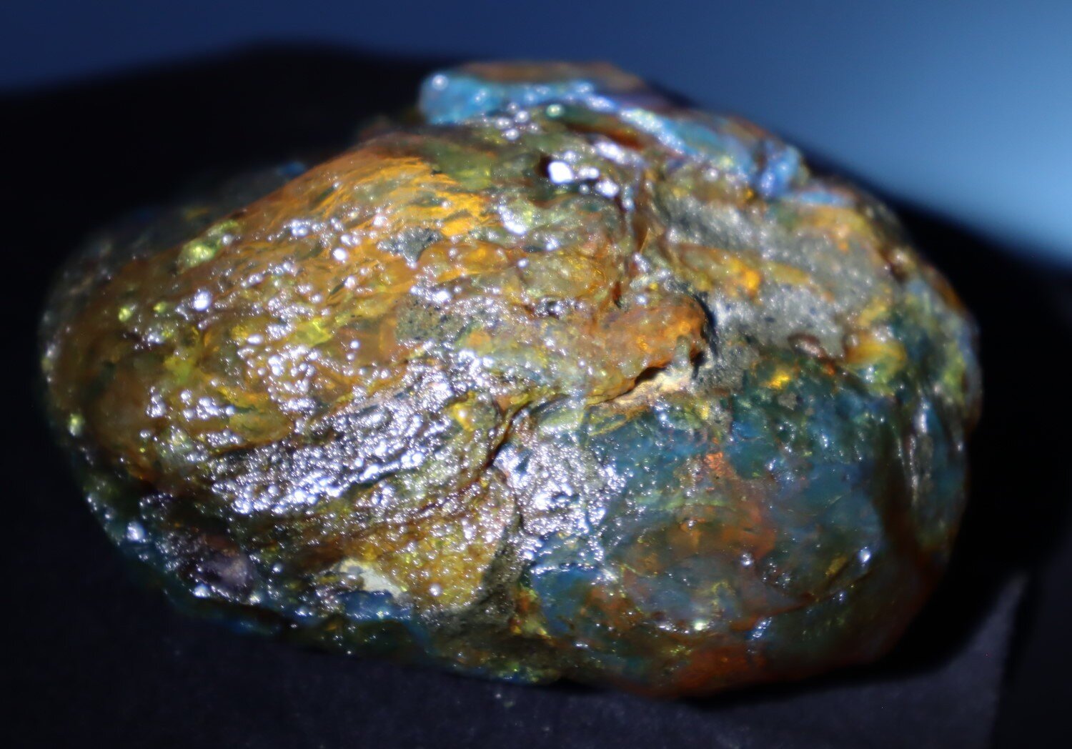 Natural Dominican Translucent Green Blue Amber Rough Specimen 82mm 114g – photo 7