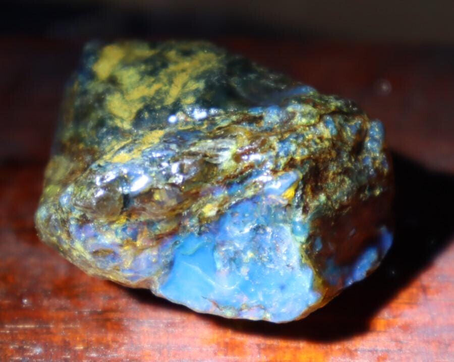 Excellent Natural Dominican Clear Sky Blue Amber Rough Specimen 35mm 12.2g – photo 5