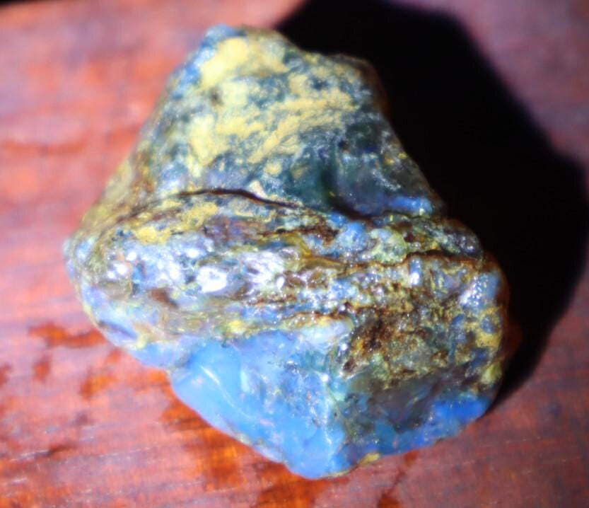 Excellent Natural Dominican Clear Sky Blue Amber Rough Specimen 35mm 12.2g – photo 8