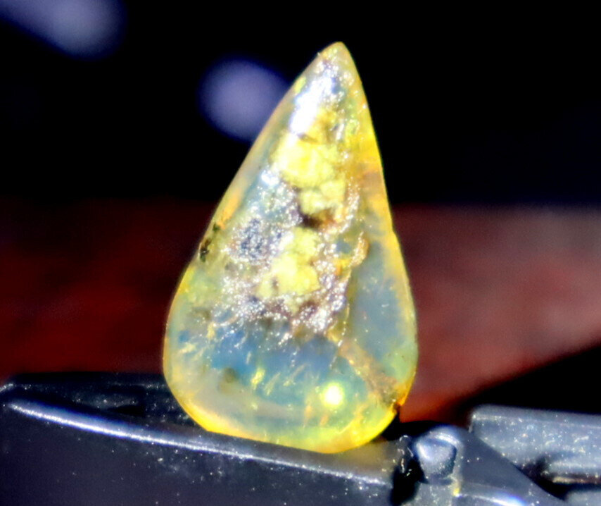 Dominican Clear Light Blue Amber Polished Stone 19mm FREE DRILLING – photo 8