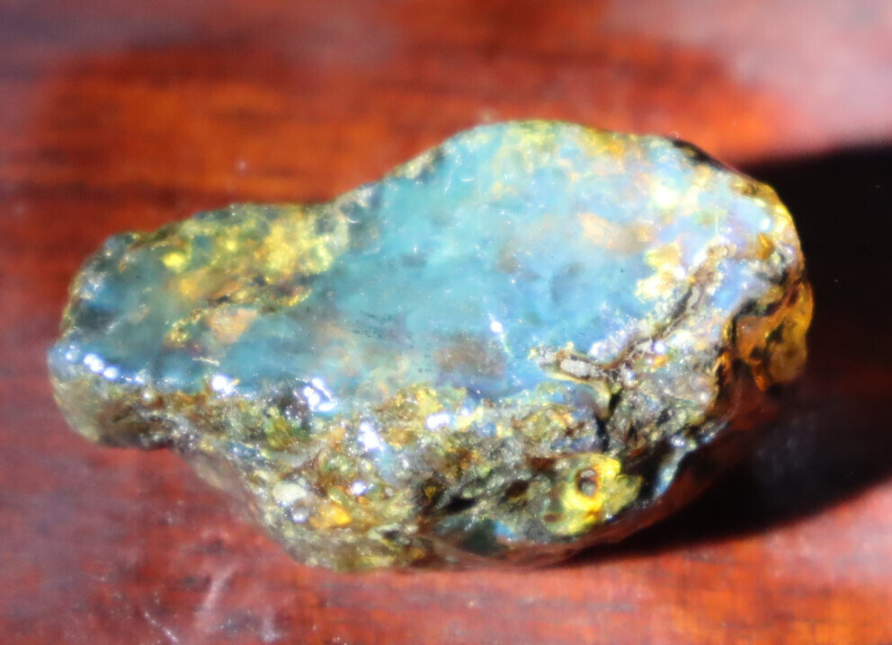 Lovely Natural Dominican Clear Sky Blue Amber Rough Specimen 38mm 7.4g – photo 3