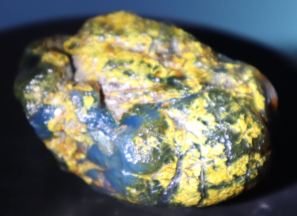 Charming Design Nat. Dominican Clear Blue Green Amber Rough Specimen 61mm 46.5g – photo 4