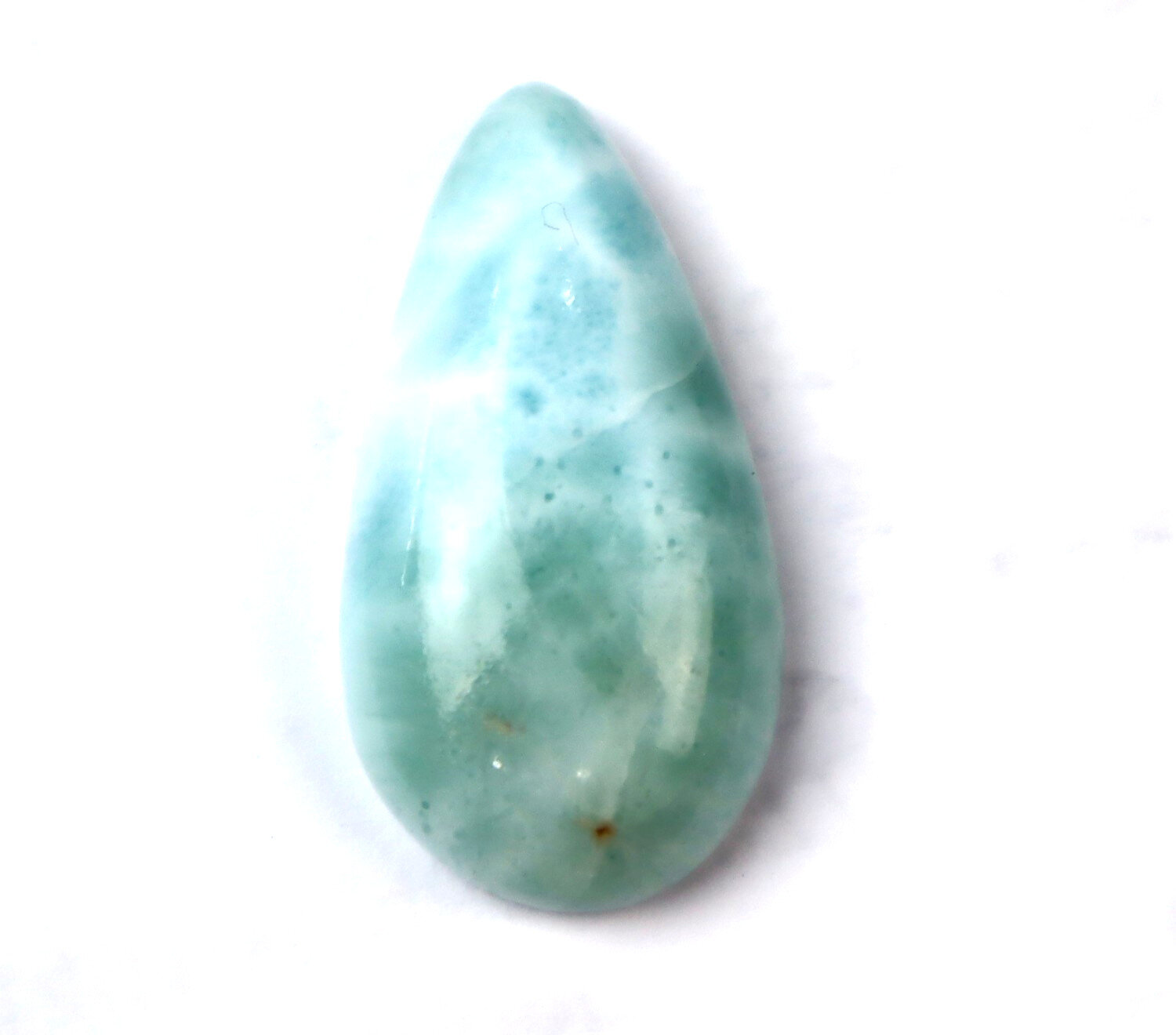 Natural Dominican Ocean Blue Larimar Cabochon 29mm Polished Loose Gemstone – photo 3