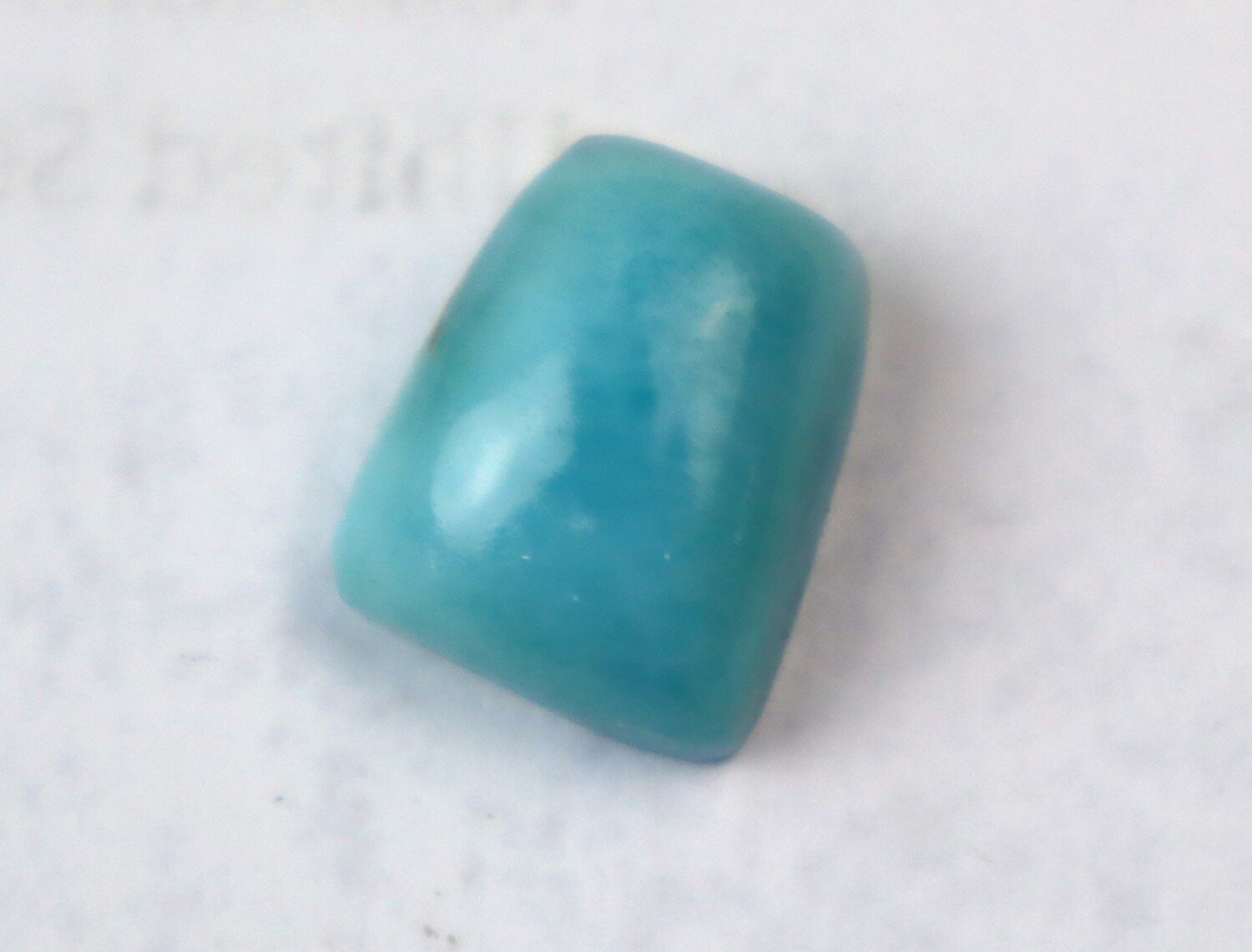 Charming Design Natural Ocean Blue Larimar freeform trapezoid Cabochon 14mm – photo 5