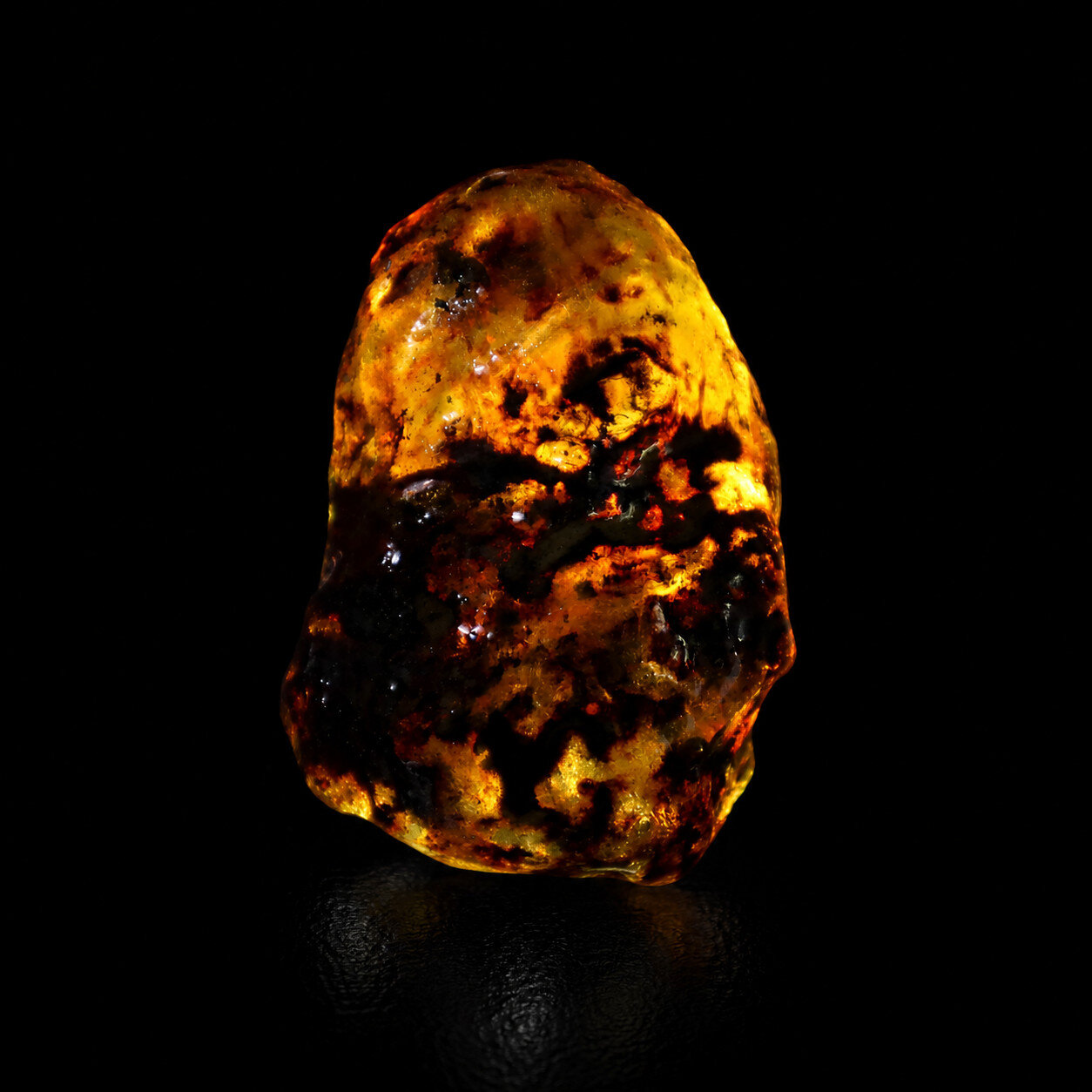 Elegant Fine Green Blue Dominican Amber Rough Specimen Chunk 67mm 47.3g – photo 14