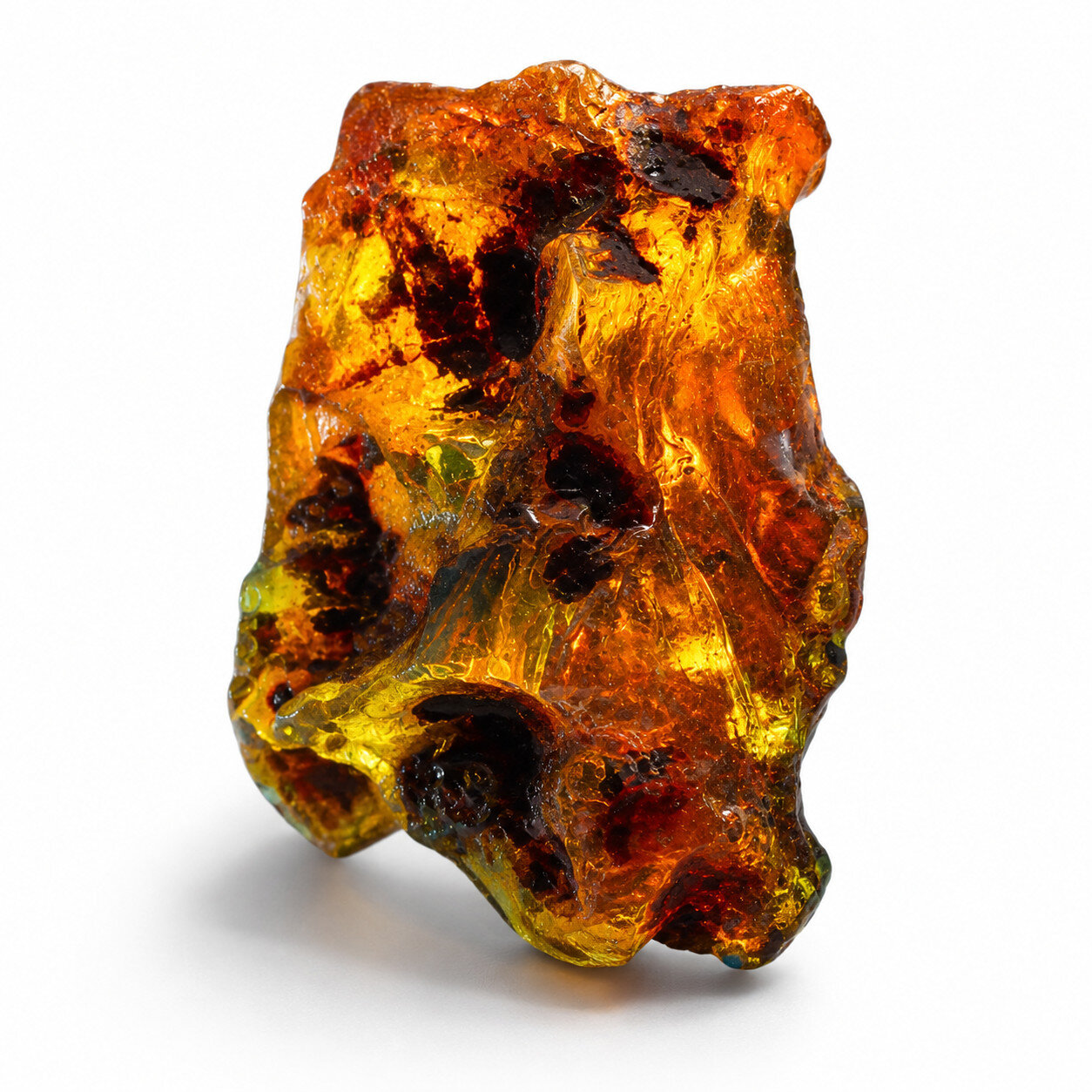 Premium Elegant Sky Blue Amber Rough Specimen Chunk 44mm 9g – photo 10