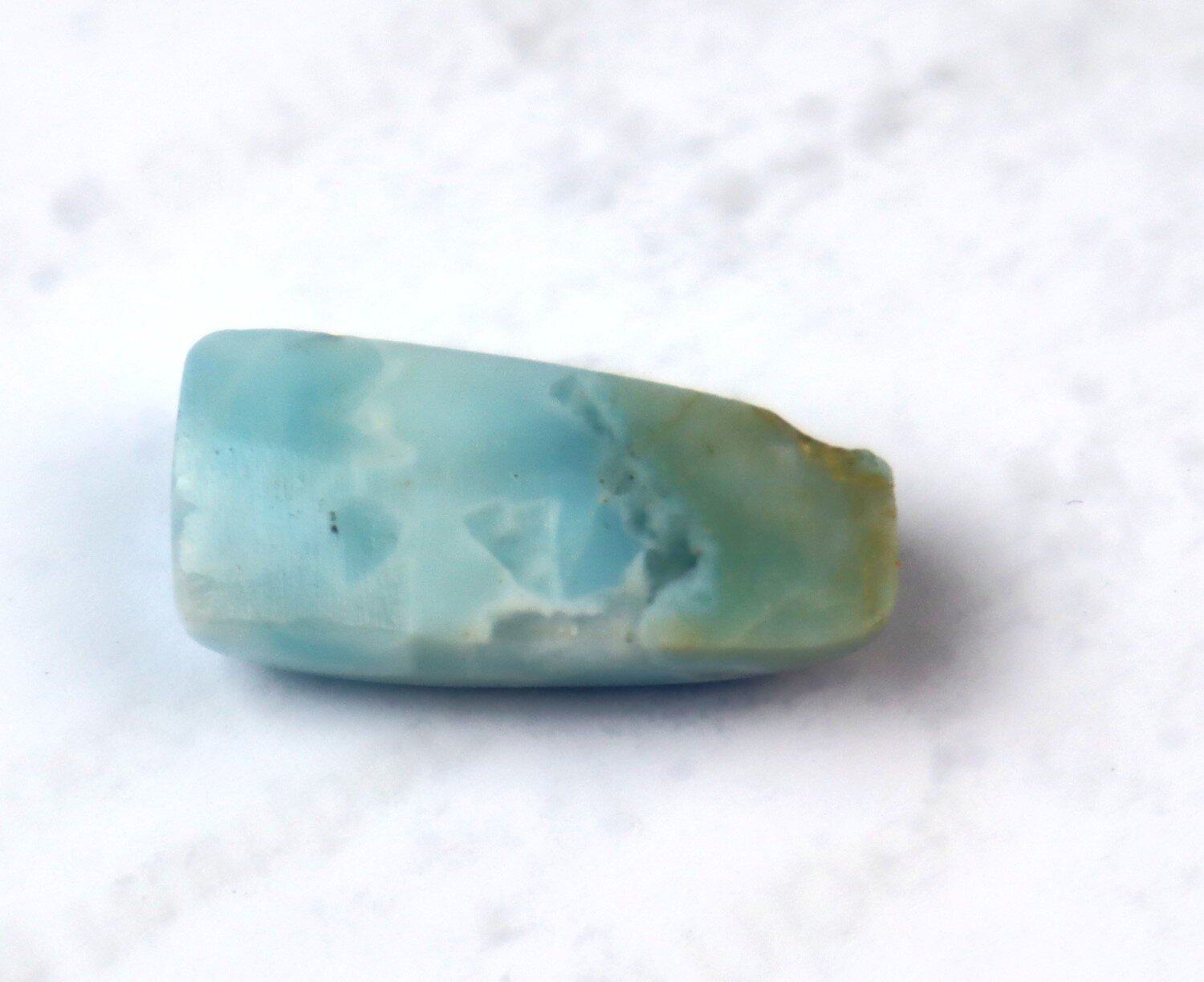 Natural Green Blue Larimar Cabochon 22mm – photo 8